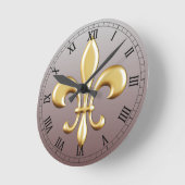 Fleur de Lis Ronde Klok (Hoek)