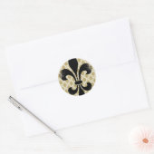  Fleur de lis Ronde Sticker (Envelop)