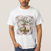 Fleur De Lis Roos T-shirts (Voorkant)