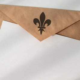 Fleur de Lis Rubber Stamp Rubberstempel