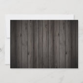 Fleur de Lis Rustic Lights | Boho Chic Wedding Save The Date (Achterkant)