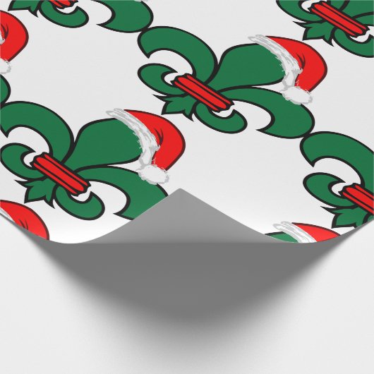 Fleur De Lis Santa Cadeaupapier (Hoek)