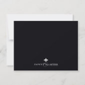 Fleur de Lis Save the Date (Achterkant)