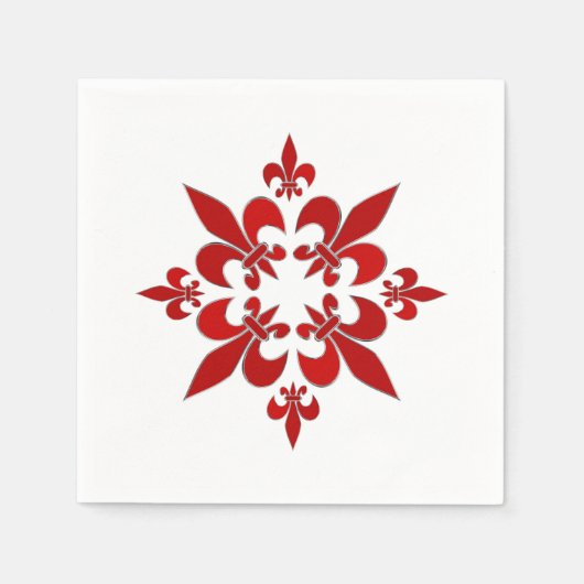 Fleur de Lis Servetten (Voorkant)