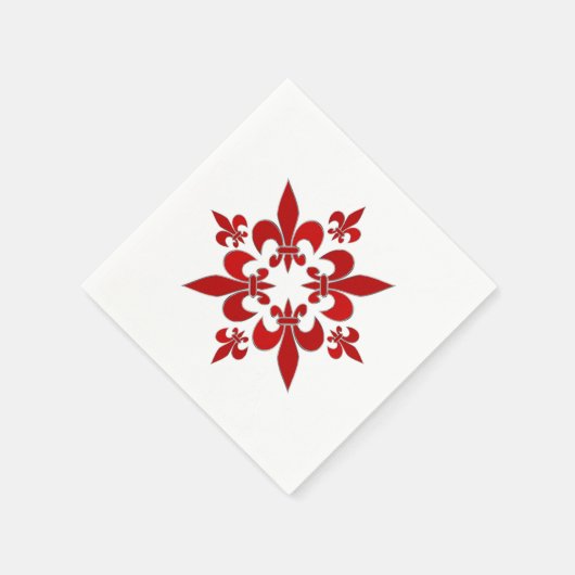 Fleur de Lis Servetten (Hoek)