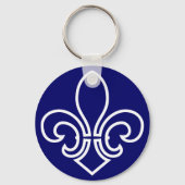Fleur de Lis Sleutelhanger (Voorkant)
