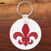 Fleur de Lis Sleutelhanger (Voorkant)