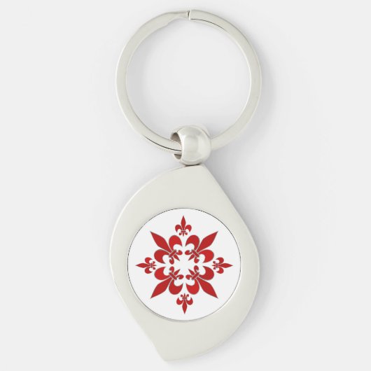 Fleur de Lis Sleutelhanger (Voorkant)
