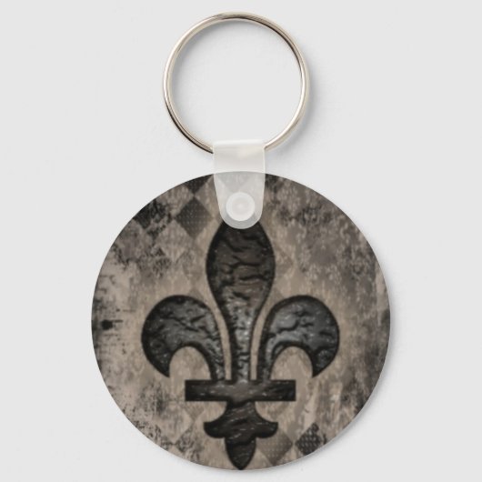 Fleur De Lis Sleutelhanger (Voorkant)