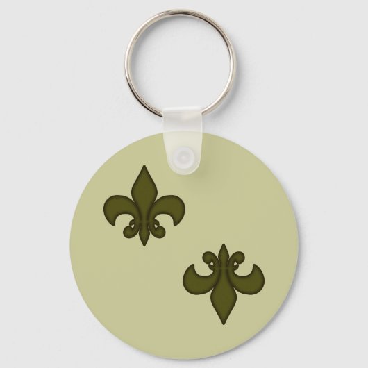 Fleur de Lis Sleutelhanger (Voorkant)