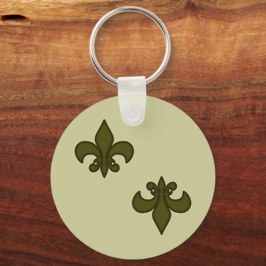 Fleur de Lis Sleutelhanger (Voorkant)