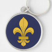 Fleur-de-lis Sleutelhanger (Voorkant)