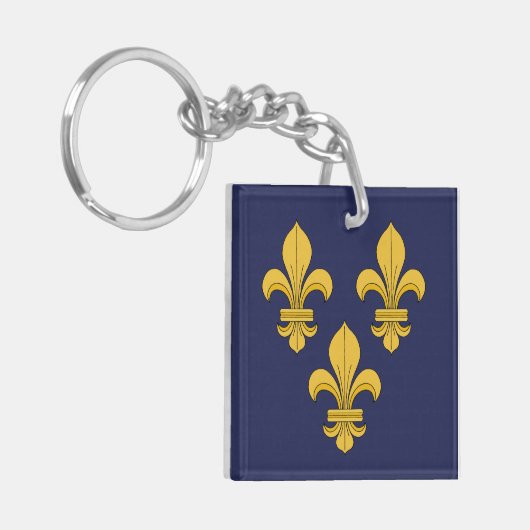 Fleur-de-lis Sleutelhanger (Voorkant Links)