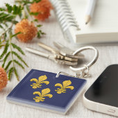 Fleur-de-lis Sleutelhanger (Voorkant Rechts)