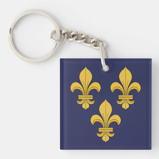 Fleur-de-lis Sleutelhanger (Voorkant)