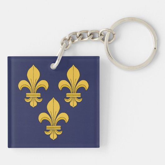 Fleur-de-lis Sleutelhanger (Achterkant)