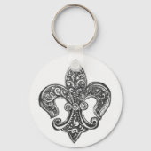 Fleur de Lis Sleutelhanger (Voorkant)