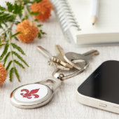 Fleur de Lis Sleutelhanger (Zijkant)