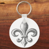 Fleur de Lis Sleutelhanger (Voorkant)