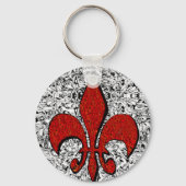fleur de lis sleutelhanger (Voorkant)