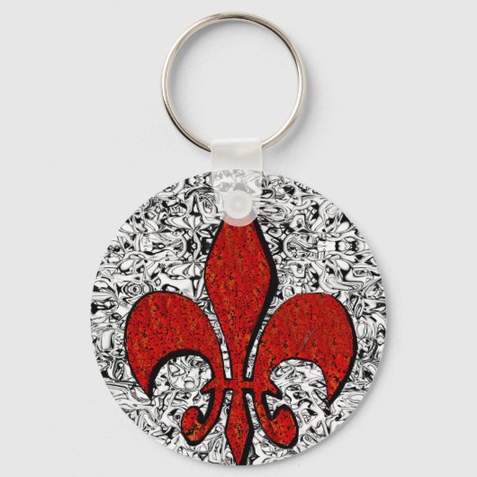 fleur de lis sleutelhanger (Voorkant)