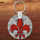 fleur de lis sleutelhanger (Voorkant)