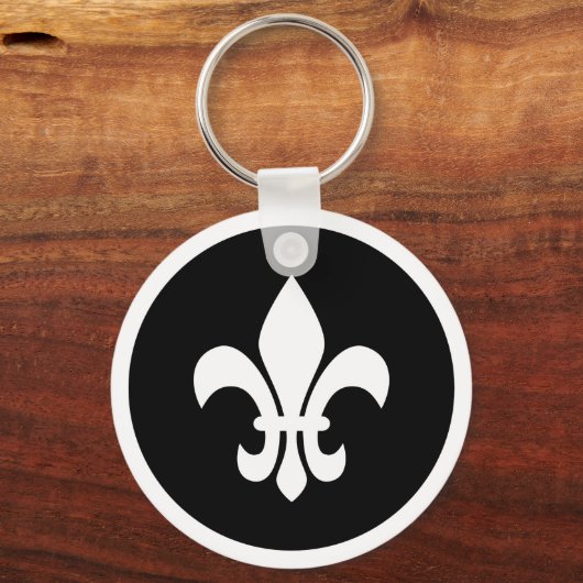 Fleur de Lis Sleutelhanger (Voorkant)