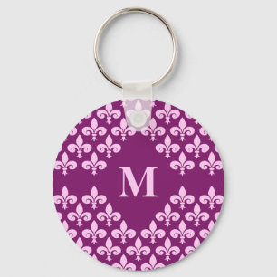 Fleur-De-Lis-sleutelketen, pas aan Sleutelhanger