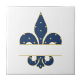 Fleur-de-lis Split Tegeltje (Voorkant)