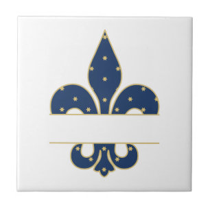 Fleur-de-lis Split Tegeltje