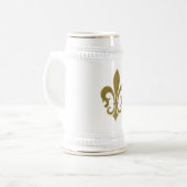 Fleur de Lis Stein Bierpul (Voorkant links)