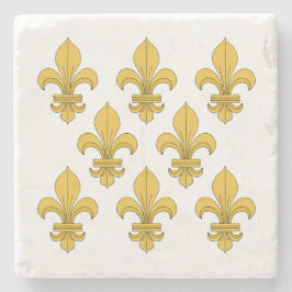 Fleur-de-lis Stenen Onderzetter