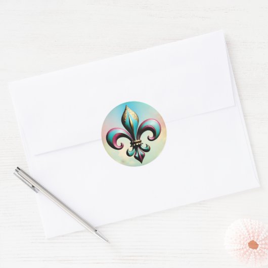 Fleur de lis Sticker (Envelop)