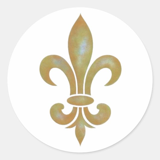 Fleur de Lis Sticker (Voorkant)