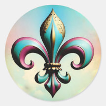Fleur de lis Sticker