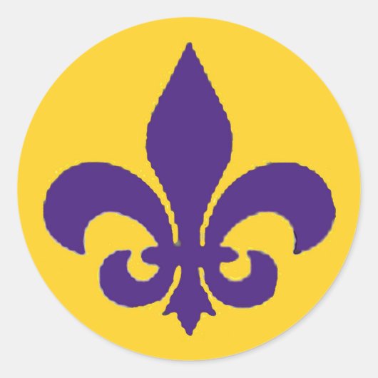 Fleur de Lis Stickers (Voorkant)