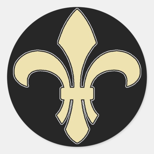 Fleur de lis Stickers (Voorkant)