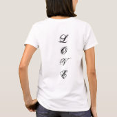 Fleur De Lis - Stijl 3 T-shirt (Achterkant)