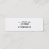 Fleur De Lis - Stripey Mini Visitekaartje (Achterkant)