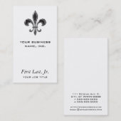 Fleur De Lis - Stripey Visitekaartje (Voorkant / Achterkant)
