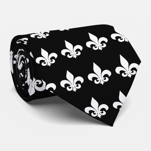 Fleur de Lis Stropdas (Opgerold)
