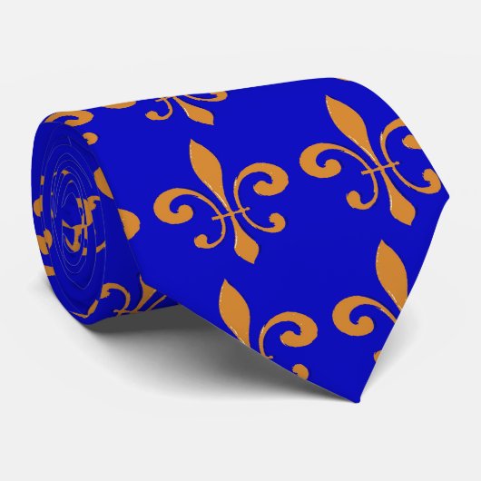 Fleur De Lis Stropdas (Opgerold)