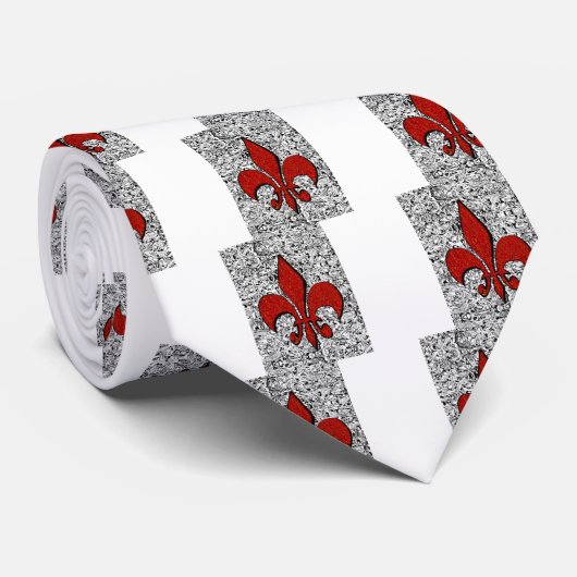 fleur de lis stropdas (Opgerold)