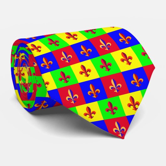 Fleur-de-lis Stropdas (Opgerold)