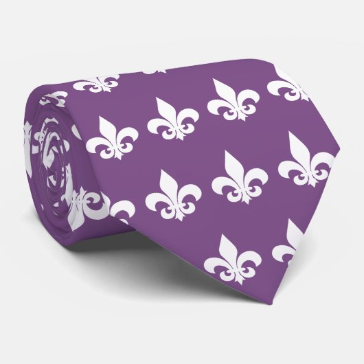 Fleur de Lis Stropdas (Opgerold)