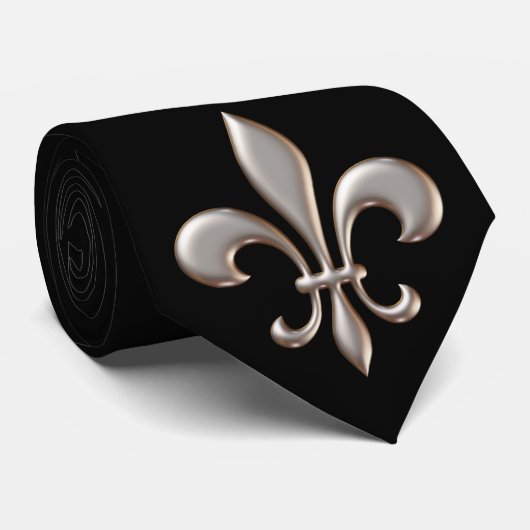 Fleur De Lis Stropdas (Opgerold)