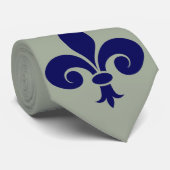 Fleur de lis stropdas (Opgerold)