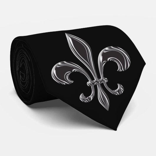 Fleur De Lis Stropdas (Opgerold)