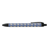 Fleur-de-lis-symbolen Zwarte Inkt Pen (Bovenkant)