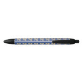 Fleur-de-lis-symbolen Zwarte Inkt Pen (Achterkant)